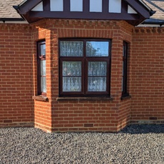 After pointed in lime mortar
